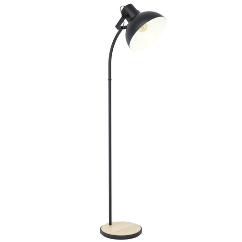 EGLO vloerlamp Lubenham - e27 - 160 cm - zwart, bruin - vtwonen shop