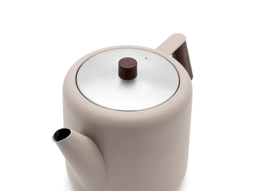 Bredemeijer - Theepot Duet Design Boston 1,1L zand - vtwonen shop