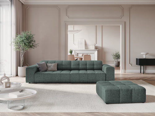 Cosmopolitan Design Poef Chicago chenille olie - 84x102x42cm