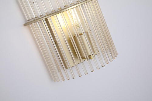 Searchlight wandlamp Swizzle - 1 lichts - 12.5  x 26   cm - goud