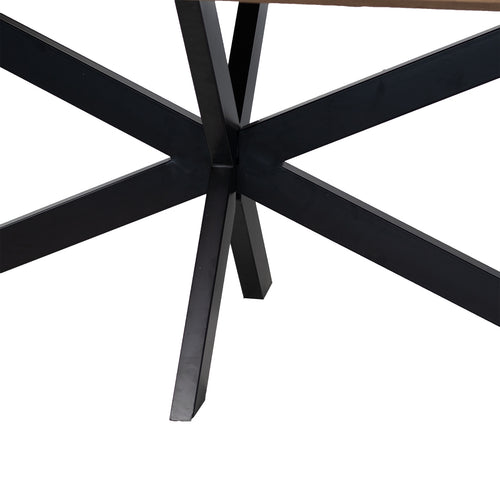 Giga Meubel Eettafel Jordan - Bruin Mangohout - 240x100x76cm - vtwonen shop