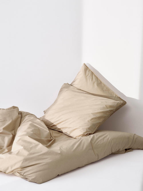 Marc O'Polo Tove dekbedovertrek - Tweepersoons – 200x200/220 cm - Dark Sand