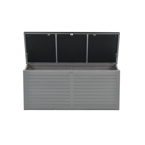 Primo kussenbox - kunststof - 490L - 146x61 cm - donkergrijs - zwart - vtwonen shop