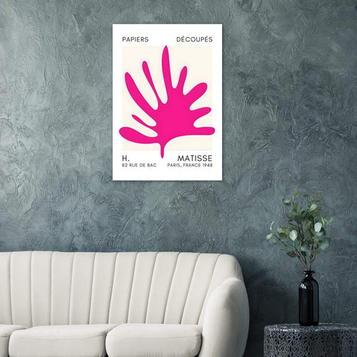 Artfulprints Poster Matisse – Coral drift pink   - 50x70 cm - Roze