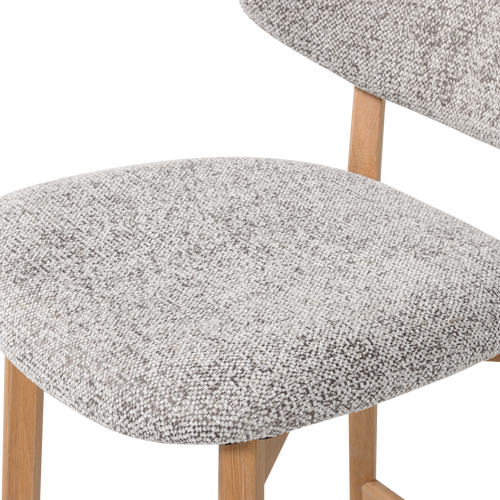 WOOOD barstoel met houten frame Udar - Hout - Naturel - 94x51x58