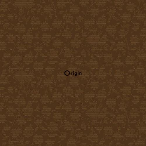 Origin Wallcoverings behang bloemen bruin en glanzend goud - 53 cm x 10,05 m - 345439 - vtwonen shop