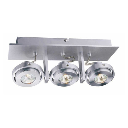 Artdelight spot Meist - 3 lichts - 34.5  x 15   cm - aluminium