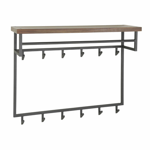 Giga Meubel Kapstok Daytona - Naturel Hout - 12 Haken - 100x30x80cm - vtwonen shop