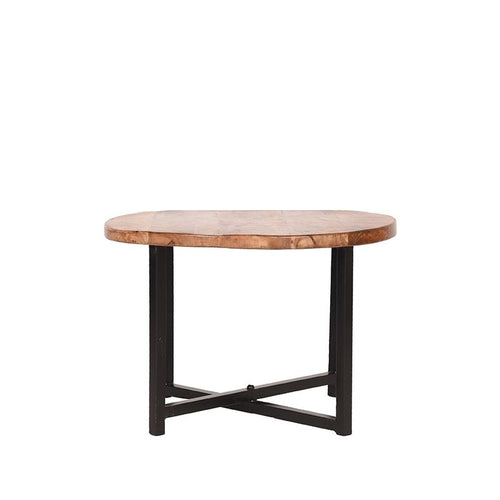 LABEL51 Bijzettafel Dex - Naturel Mangohout - 60x60x40cm