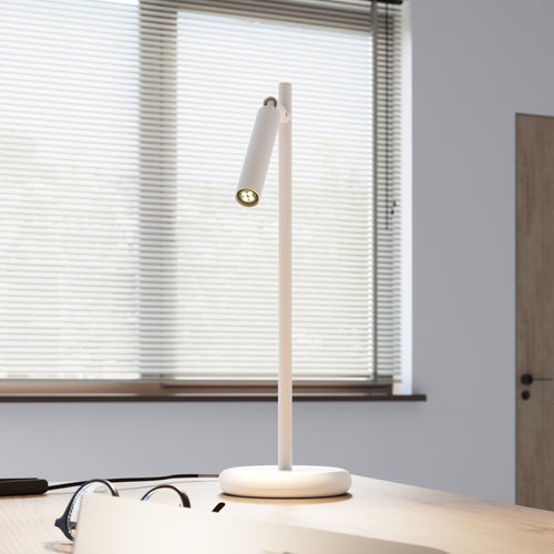 Sollux Lighting Tafellamp PASTELO wit - 14x20x43cm