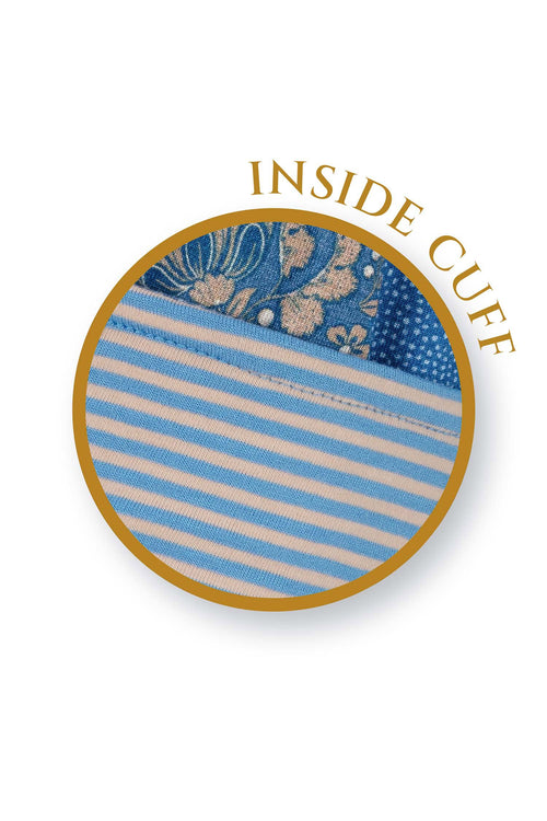 Pip Studio - Nisha Kimono Dames - Namaste - Blauw - L