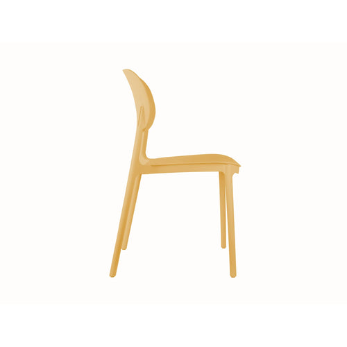 Leitmotiv stoel Cheer - bruin - 49x42x81.5cm