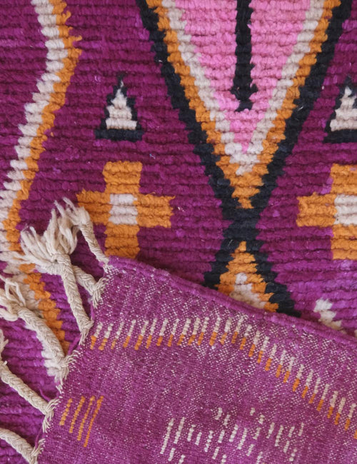 AFK Living vloerkleed Berber - handgemaakt - Wol - 78 x 507 cm