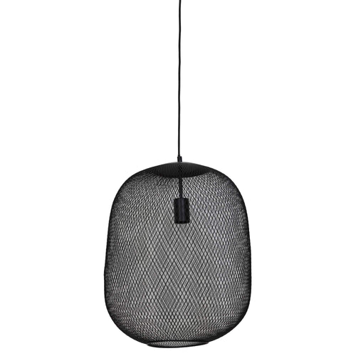 Light & Living hanglamp Reilley - zwart - Ø40cm - vtwonen shop