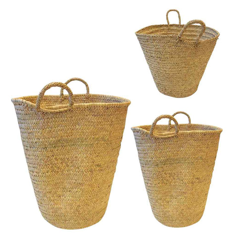 NOA MAY Mand Kasbah - naturel - palmblad - h 60 cm