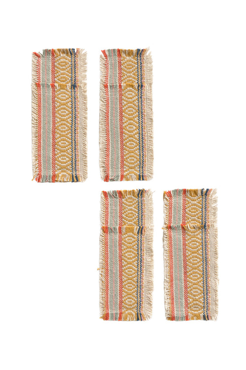 Calma House Bestekhoes (set van 4 stuks) Vedra - Mosterd - 21x8
