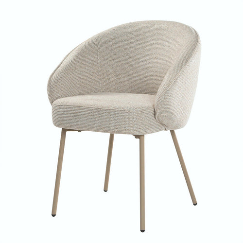 Calicosy - Stoelen set van 2 PIA - beige 62x60x81 cm