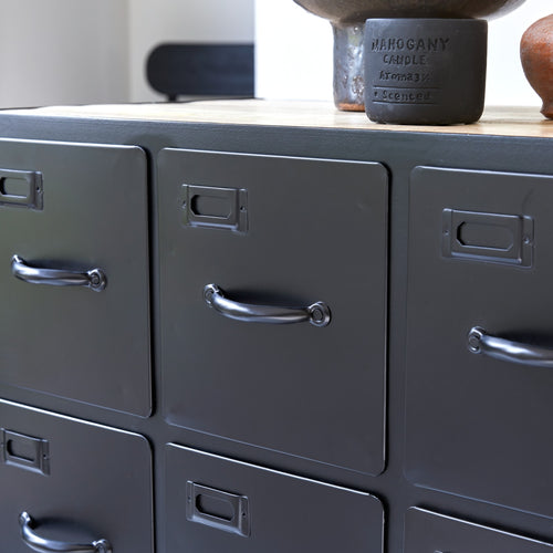 Tikamoon Metalen ladekast - Zwart - vtwonen shop