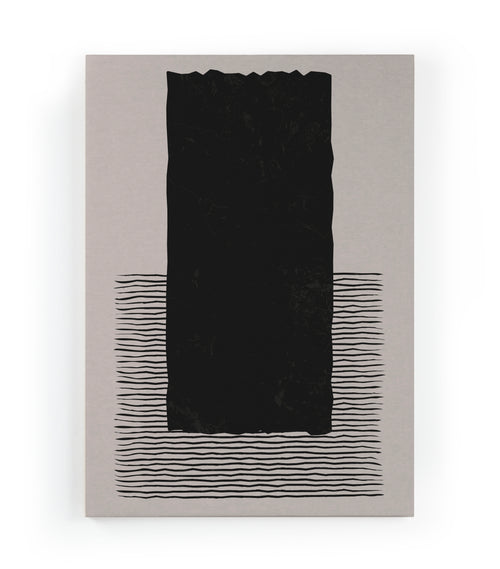 Canvas 60x40 Afdruk Zwarte Borstel - vtwonen shop