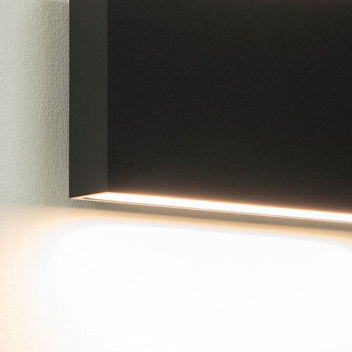 Artdelight Wandlamp Box 1L - Zwart