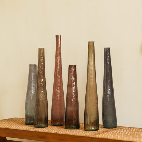 S|P Collection - Vaas 9xH55cm bruin Twig - vtwonen shop