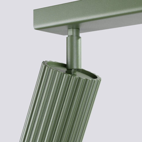 Sollux Lighting Plafondlamp KARBON 2 olijfgroen - 30x6,5x16,5cm