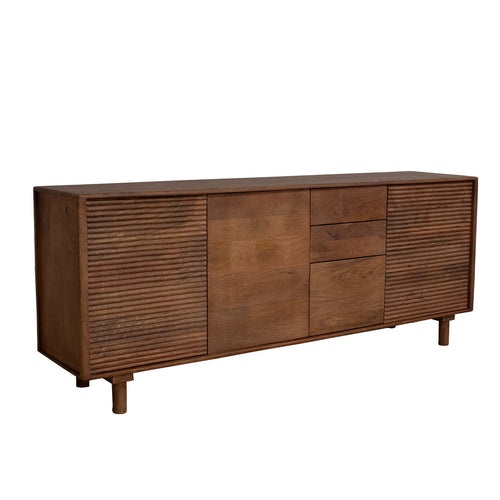 Giga Meubel Dressoir Carlien - Mangohout - Naturel - 200cm - vtwonen shop