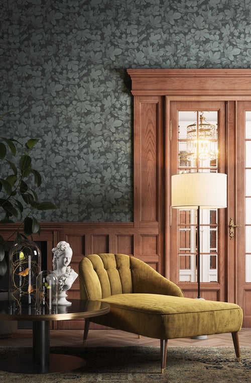 Masureel behang bladeren groen - 53 cm x 10.05 m - 630614