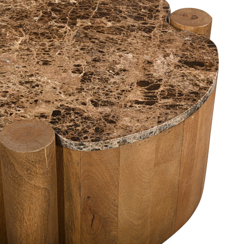 Giga Meubel Salontafel Maeve - Rond - Marmer - 60cm - vtwonen shop