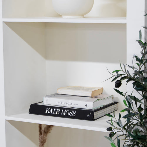 Giga Meubel Vakkenkast Miné - Beton Ciré - Beige - 80x38x210cm - vtwonen shop