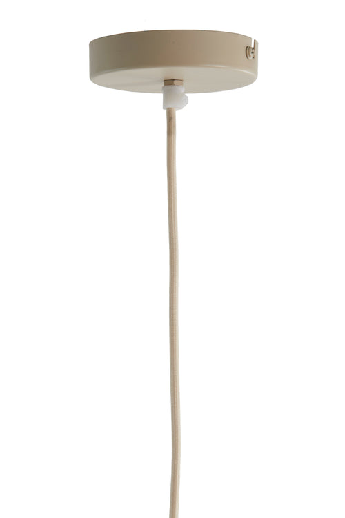 Light & Living hanglamp MILATOS - bruin - Ø38x51cm