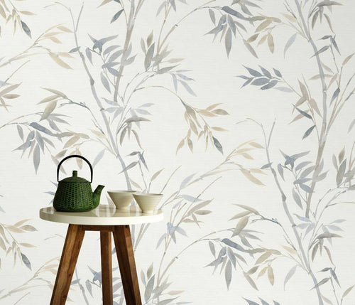 Erismann behang bladeren beige - 53 cm x 10.05 m - 661618 - vtwonen shop