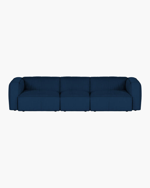 noo.ma Lobi 4-zits bank - Storm Blue corduroy, 318 cm