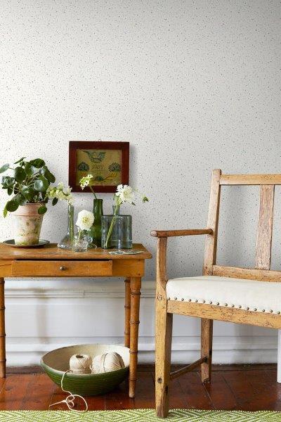 Borastapeter behang terrazzo wit en blauw - 53 cm x 10.05 m - 660051