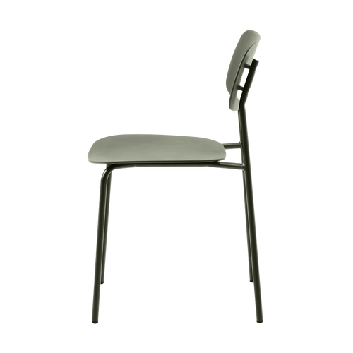 Olivine Julan Kunststof Eetkamerstoel Olijfgroen - vtwonen shop