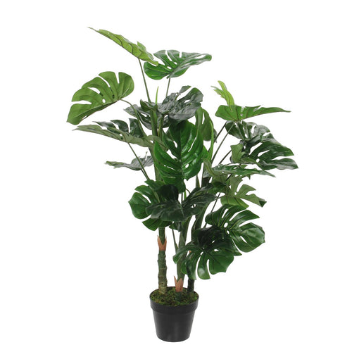 Mica Decorations Monstera Kunstplant - H100 x Ø75 cm - Groen