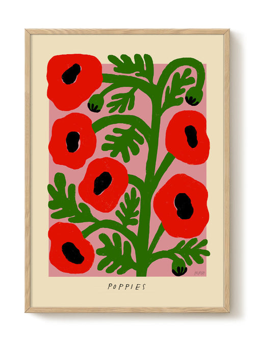 Madelen - Poppies - PSTR studio Kunst Poster - vtwonen shop