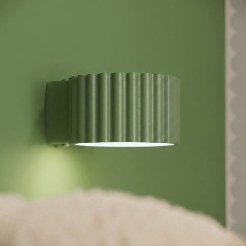 Sollux Lighting Wandlamp AURA olijfgroen Gx53 - 10x12x6cm