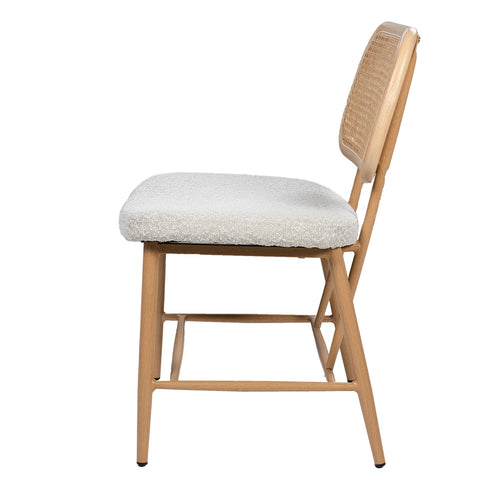 Giga Meubel Eetkamerstoel Nienke - Beige Stof - Zithoogte 49cm - Set van 2 - vtwonen shop