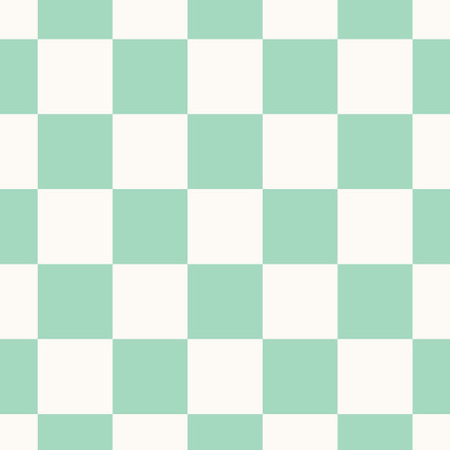 ESTAhome behang geblokt motief mintgroen en wit - 53 cm x 10.05 m - 139999 - vtwonen shop