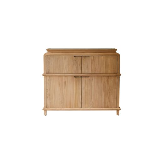 Tikamoon Buffetkast van massief teak 120 cm - Naturel - vtwonen shop