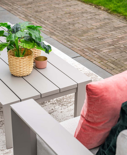 5-persoons stoel-bank loungeset - Levanto - taupe - Garden Impressions - vtwonen shop