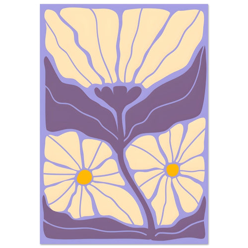 Artfulprints Poster met Lijst Matisse - Soft bloom   - 30x40 cm - Paars
