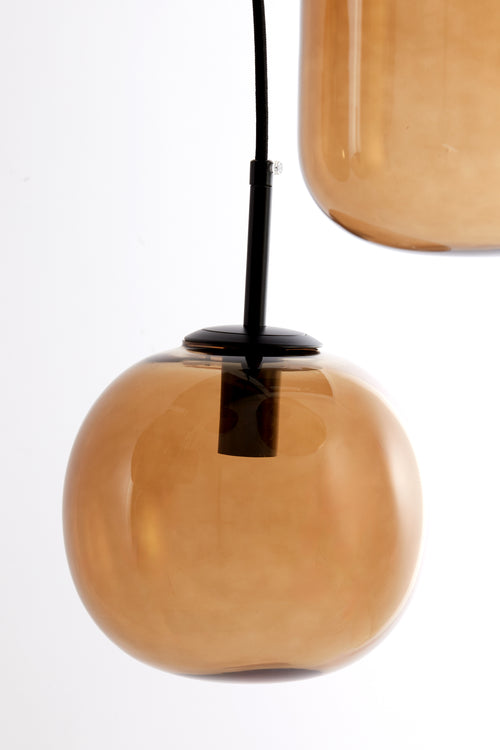 Light & Living hanglamp MEZZA - 120x18x23cm - bruin - vtwonen shop