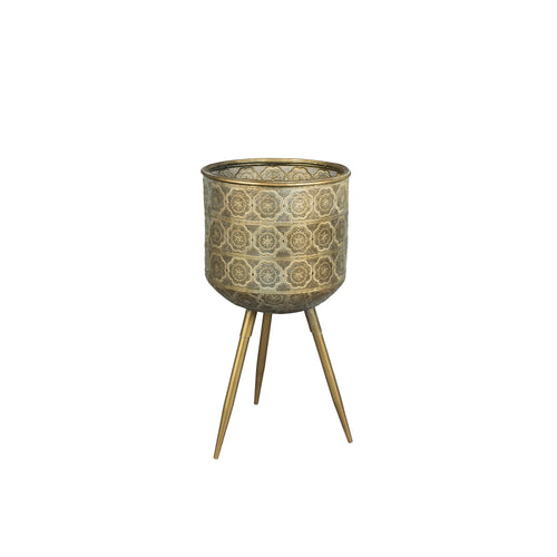 Dutchbone Botanique Bloempot L - Goud - vtwonen shop