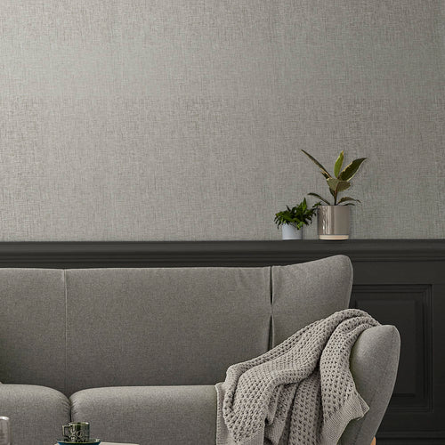 Graham & Brown Vliesbehang met vinyl toplaag - Cambric Natural - 10mx52cm - vtwonen shop