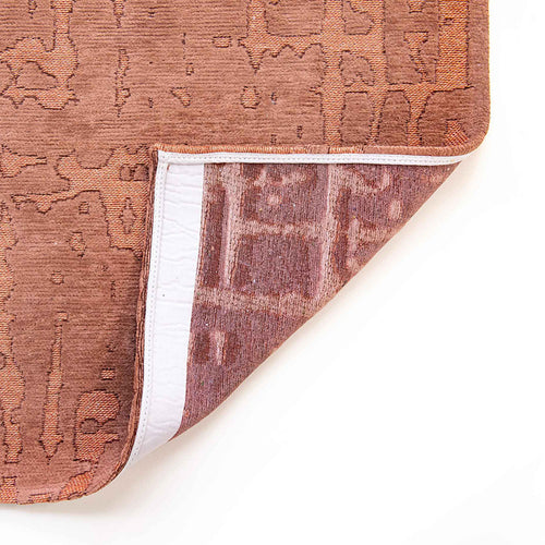 Louis De Poortere binnen & buiten machinewasbaar vloerkleed Structures Baobab van 70% gerecycled PET - roze - 235x340cm