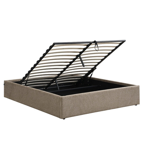 Calicosy - Opbergbed ALIX - beige 204x150x36,50 cm