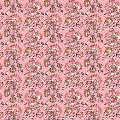 ESTAhome behang vintage bloemen roze - 50 x 900 cm - 131822