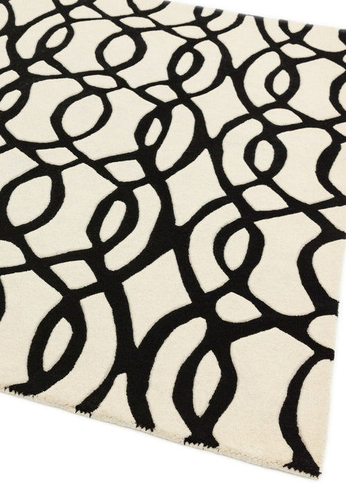 Vloerkleed MOMO Rugs Matrix MAX35 Wire White 120x170 cm